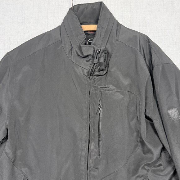 Tumi Tech Jacket Full Zip Black Soft Shell Long Sleeves Insulated Lined Size XXL - Picture 3 of 13